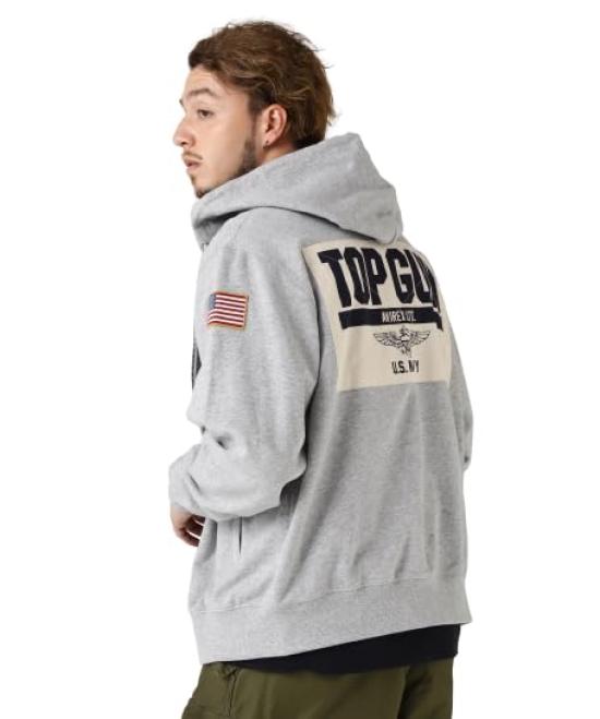 

Avirex Dust Devils Long Sleeve Zip Size Size Oxford Parka, Men s, L, 382, Cloth, 783-3931012