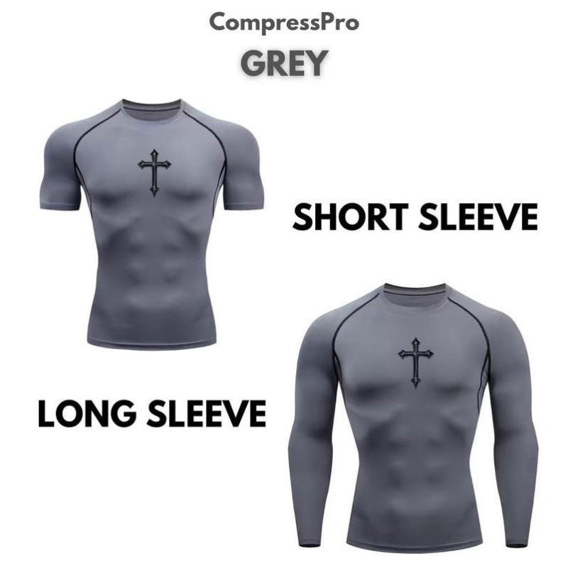 Cross-Kompression Shirt Fitnessbekleidung, Training, Valentinstagsgeschenk für Ihn Fitness. Tolles Shirt für Sport. Atmungsaktiv und bequem.