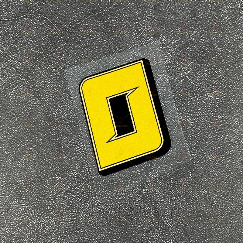 1 Stück Motorräder Goldene Zahlen Aufkleber Wasserdicht für Motorradhelm Verkleidung Kraftstofftank Topcase Roller Universelle Vinyl Aufkleber