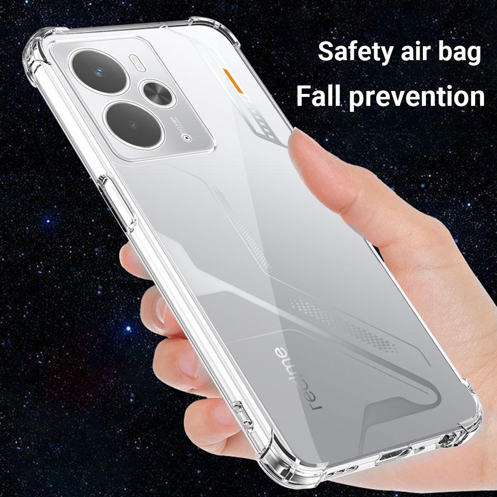 For Realme 14 14X 14T 5G Case Shockproof Transparent Airbag TPU Silicone Soft Phone Cover For Realme 14 Pro 14 Pro+ Plus Cover