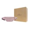 Coach Charter 34 Solid Color Embossed Logo Classic Floral Fabric Chest Bag Women Bags Purple CJ825-MBS