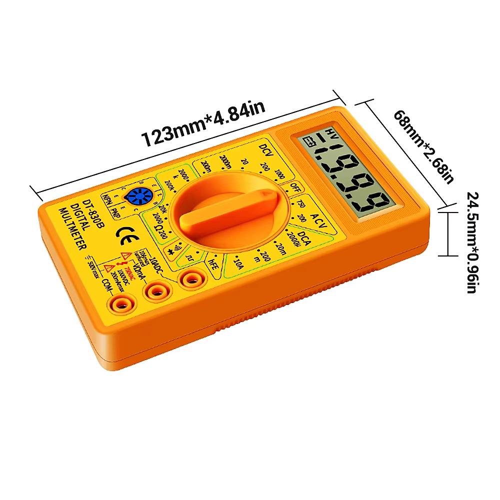 Digital Multimeter Tester DT830B Electrical Voltmeter Ammeter Portable Volt Multi Meter Car Battery Tester Circuit Tester