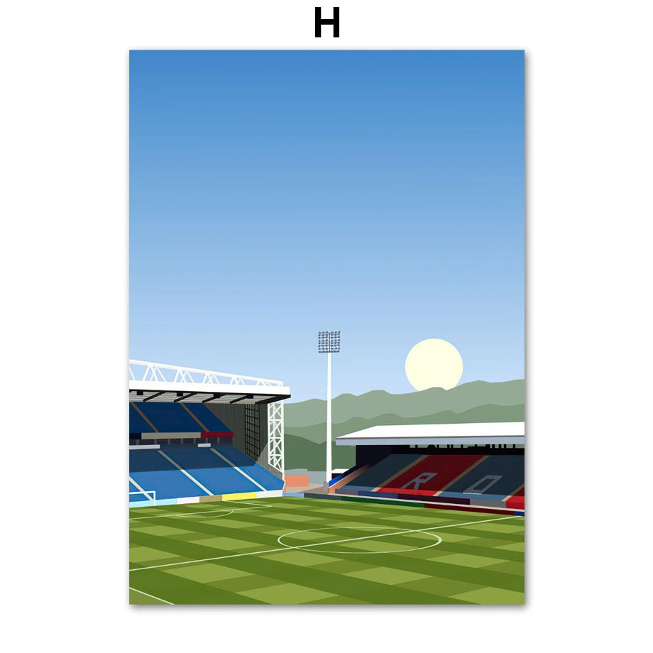 Minimalist England Football Stadium Pride Park Posters And Prints Wall Art Canvas Painting Wall Pictures Living Room Home Decor