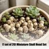 Halloween Mini Resin Skull Set 20 Piece for Terrarium Plant Pot Display and Table Scene Styling for Indoor Use