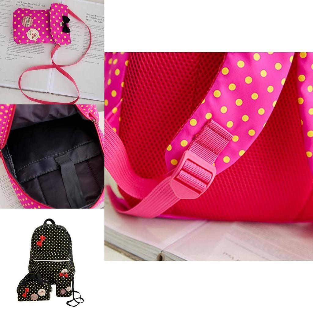 3pcs/set Large Capacity Kids Backpack Schoolbag Lunch Box Wear Resistant And Breathable Suitable For Teens And Students