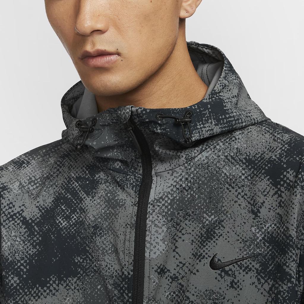 Nike Giacca Impermeabile Comoda Casual Illimitata Giacca da Uomo Nera FZ1093010