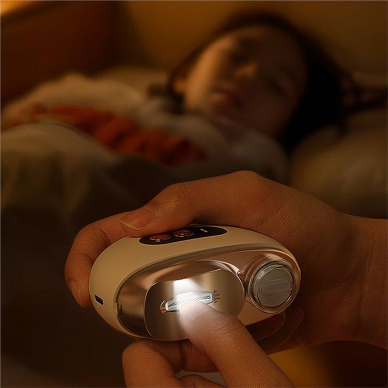 A65T-Automatic Nail Polisher Electric Nail Trimmer Anti-Pinch Nail Clippers With Lights Fingernail Scissors For Baby Adults