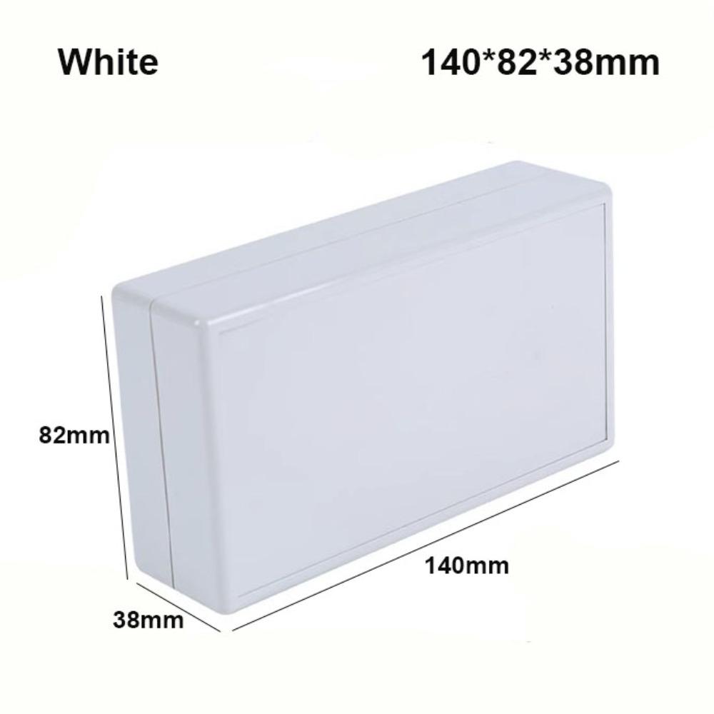New Waterproof Project Enclosure Boxes ABS Plastic White Black Storage Case 9 Styles Housing Instrument Case Electronic Supplies