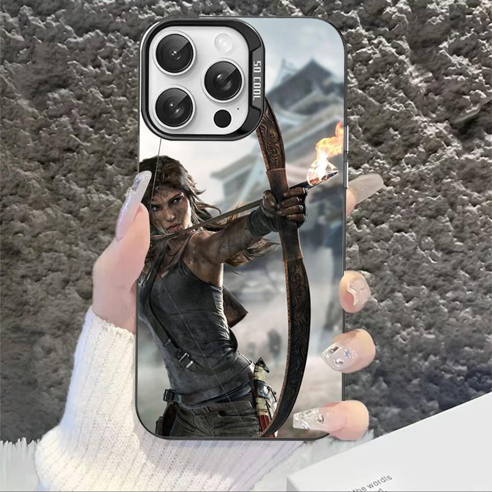 Video Game Tomb Raider Phone Case For IPhone 16 15 14 13 12 11 Pro Max X XR XSMAX 8 7 Plus Matte Shockproof Back Cover