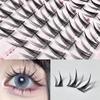 [Free Glue&Tweezers]Sunflower False Eyelashes, High-Density 10 Rows, Strip Lashes with Natural Pure Look, Triple-Segmented Set