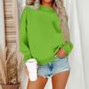 Women's Casual Fashion Round Neck Long Sleeve Sweatshirt With Pockets