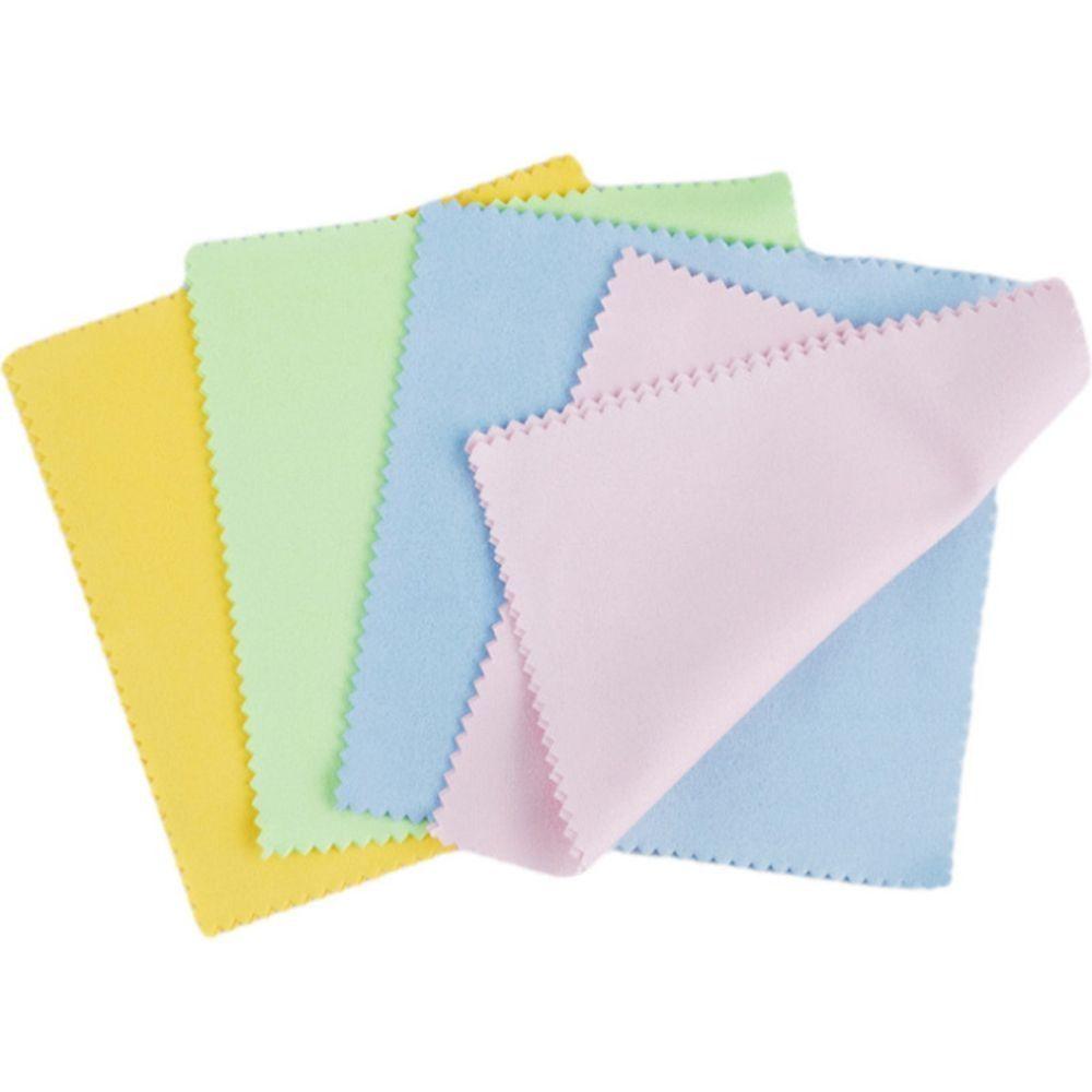 50Pcs 8x8cm Silver Polish Cleaner Reusable Cleaning Polishing Cloth Silverware Care