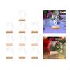 10 Acrylic Place Cards with Stand Holder Blank Written Seating Chart Card Guest Names Signs