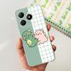 For Realme C63 4G 2024 Case RMX3939 Cover Cute Love Heart Soft Clear Silicone Protective Cases For Realme C61 4G C 61 C 63 Funda