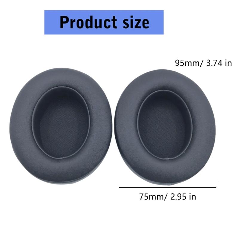 Breathable Headphone Ear Pads Sweat Resistant Design Extended Gaming for Studio 2.0 3.0 Spare Ear Cushions
