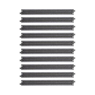 KATO N Gauge Straight Track, 248mm, Pack of 10, 20-000-L, Model Railroad Supplies