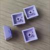 8pcs PBT Blank Keycap Set Cheey Profile PBT+PC 1U Keycaps for Mechanical Keyboards with Durability Classical Color