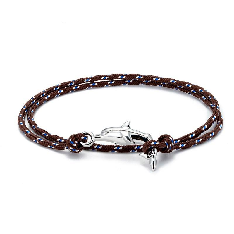 Little Fresh Dolphin Couple Bracelet Multi-Circle Adjustment Jewelry Ocean Series