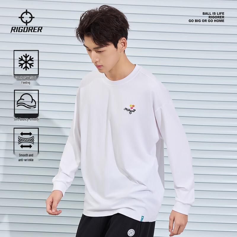 ZunZhe Unisex Quick-Dry Long Sleeve Sports T-Shirt XL/185