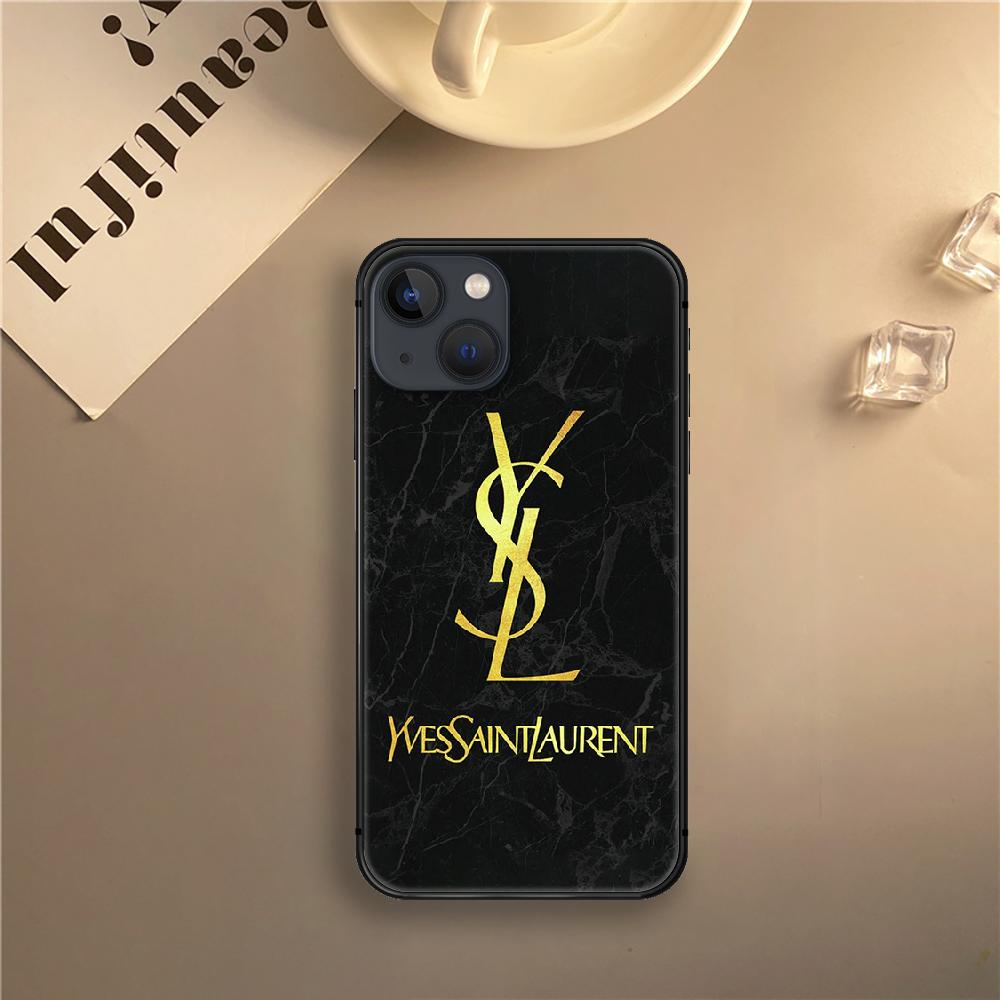 Marque de luxe-YSL TPU coque de téléphone pour Iphone Xiaomi Mi