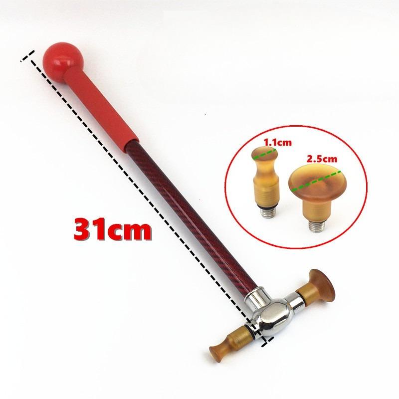 Car dent repair titanium alloy percussion leveling hammer carbon fiber rod hammer head sheet metal restoration anti-slip hammer