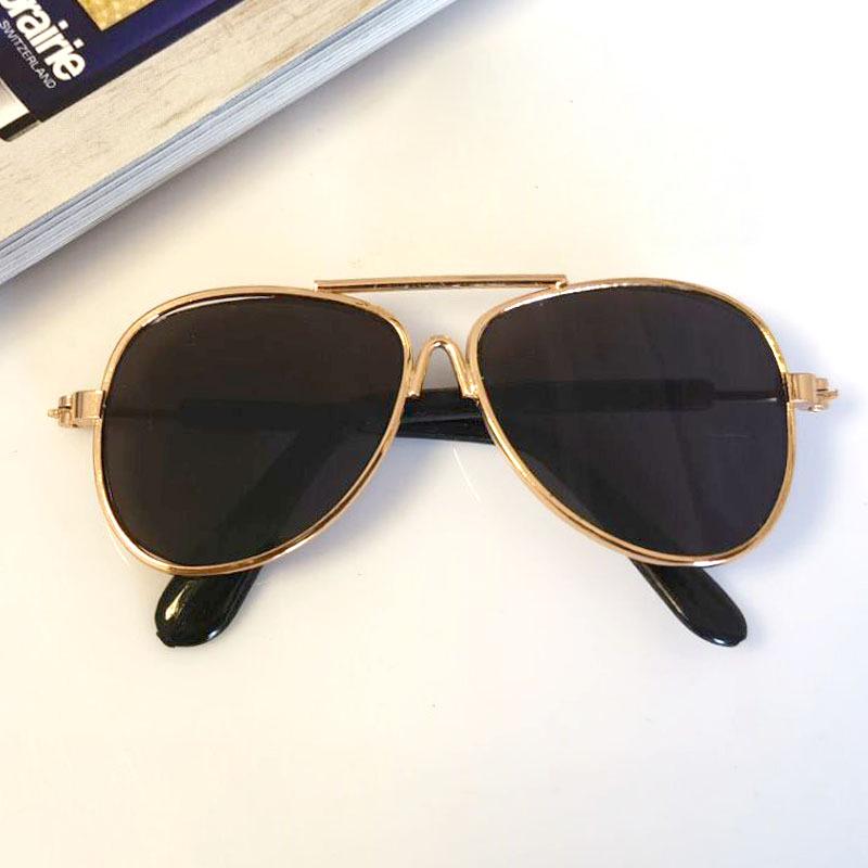 Trendy Cat Sunglasses - UV Protection Cool Metal Accessories for Pets