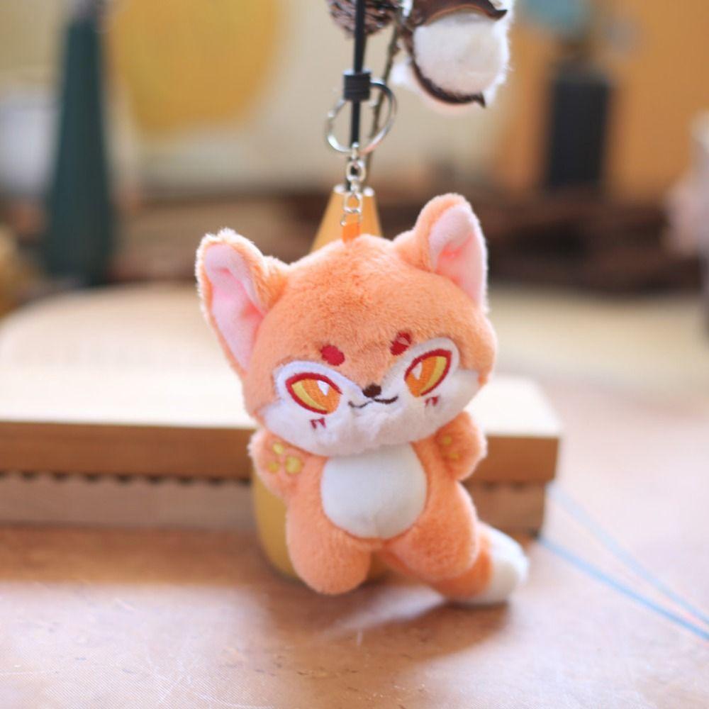 

Little Lowrie Shape Little Lowrie Plush Pendant Little Wolf Wolf Backpack Pendant Bag Pendant оранжевый