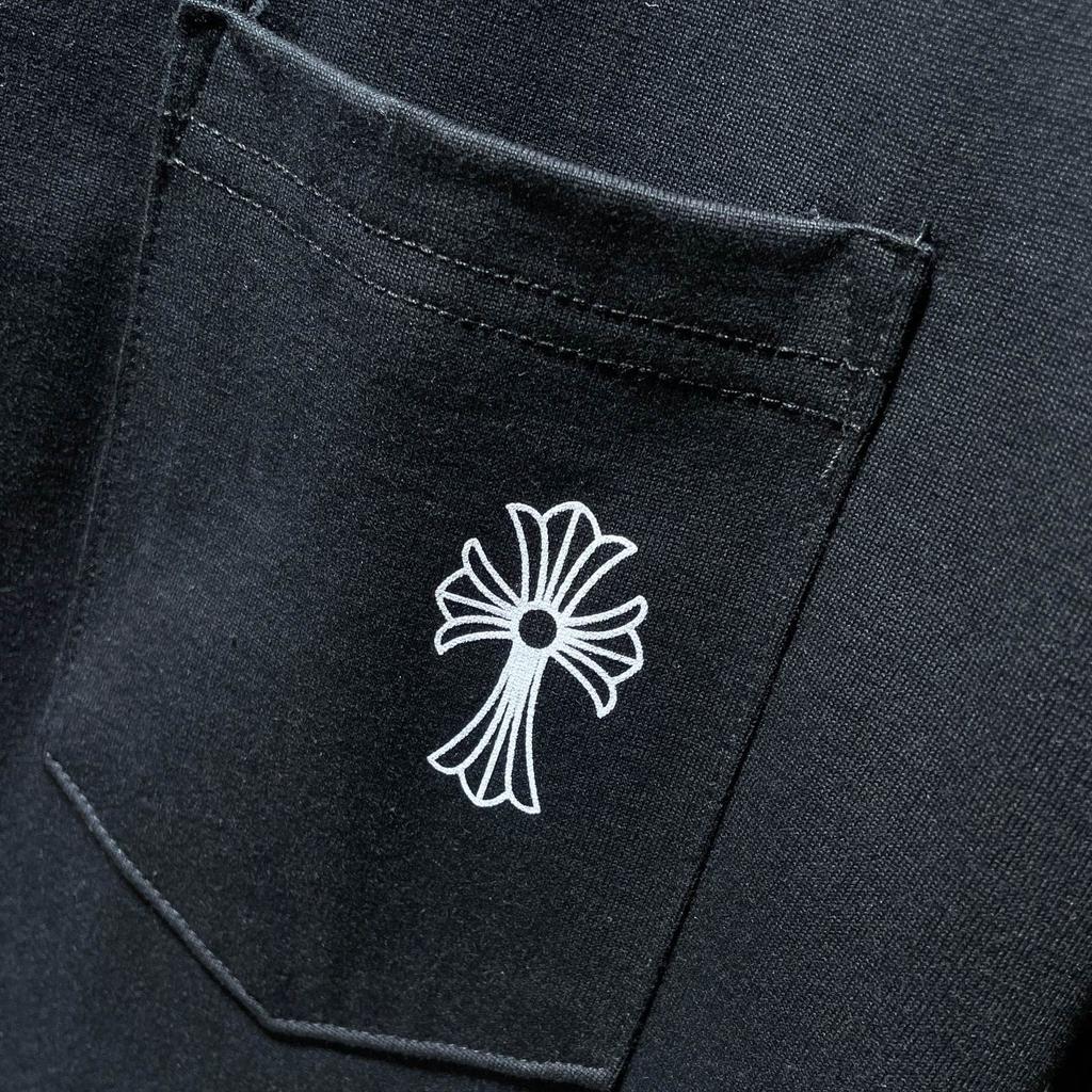 8010 CHROME HEARTS 2025 Sommer Neue Hochwertige Baumwolle Rundhals Lose Große Größe männer und frauen T-shirt Paar t-shirt