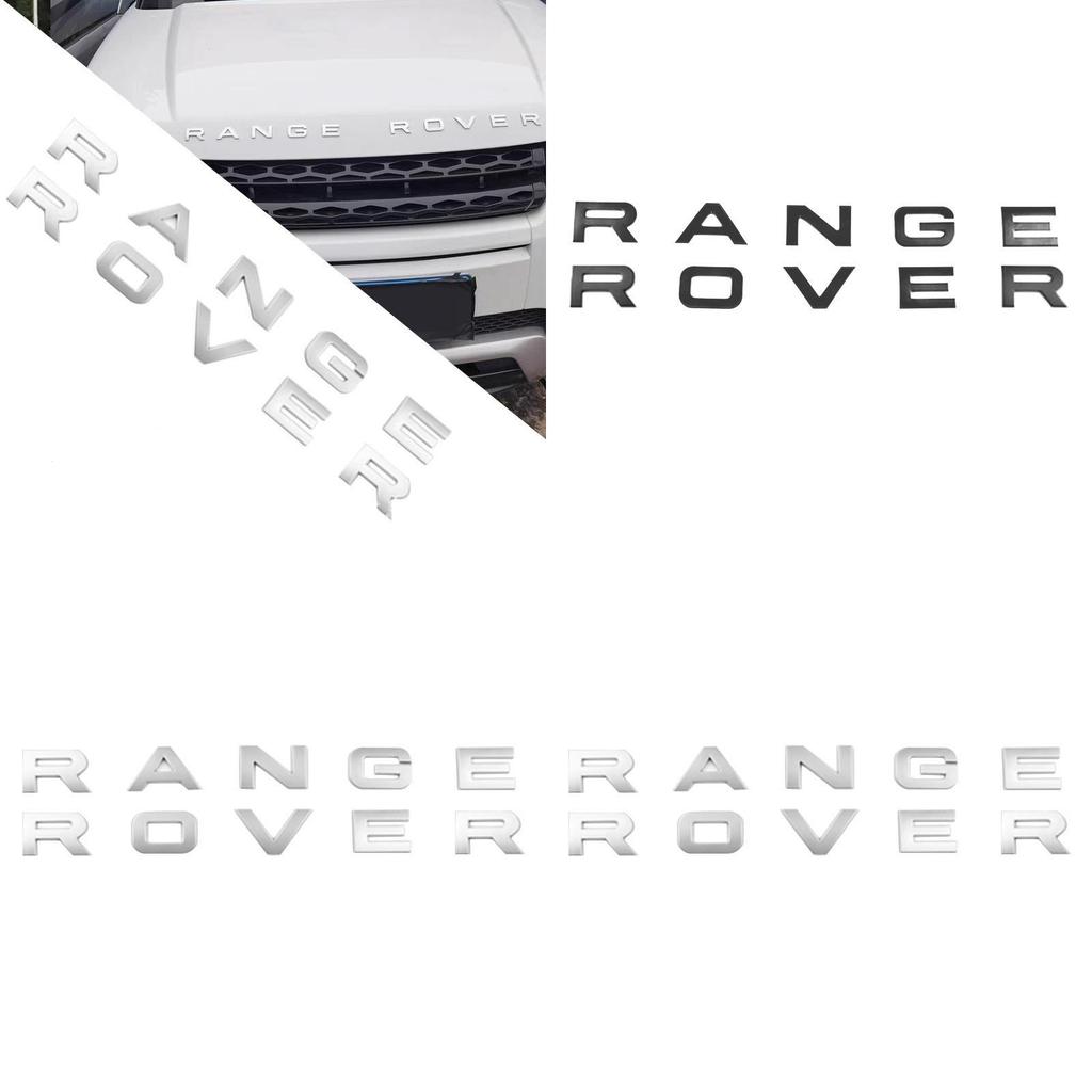 Range Rover Car Emblem Badge With Mirror Finish For Suv Decor