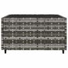 Vidaxl 4-Cz. Garden Lounge Set, Cushions, Grey PE Rattan