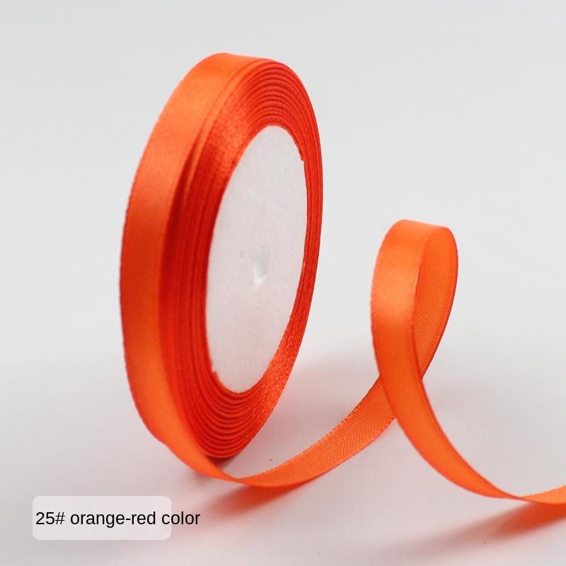 

25 ярдов/рулон (22 метра) Атласные ленты для упаковки подарков на свадьбу, день рождения, вечеринку, Рождество, Хэллоуин, фестиваль, самодельные ленты для поделок 15mm