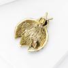 Fashion Rhinestone Ladybug Brooches for Women Unisex Insect Pins Keychain Event Party New Gifts Jewelry Decoration Accessories