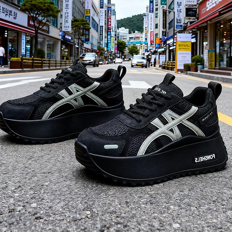 Spring and Summer Xiaoxiangfeng Square Head Shallow Mouth Single Shoes Women's French Medium Thick Heel One-word Buckle Thick Heel Mary Jane Shoes