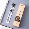 Deli S208 Triple Hit 0.5mm Quick-Drying Exam Pen Refills, Carbon Black Ink, 20-Pack.