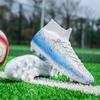 Football Shoes High-top Sock Mouth Football Shoes Men's Long Nail Children Youth Competition Sneakers Football Boots For Kids