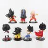 Dragon Ball Z Pvc Figurines Collection Featuring Youth Goku Krillin Gohan And Kiki Toys