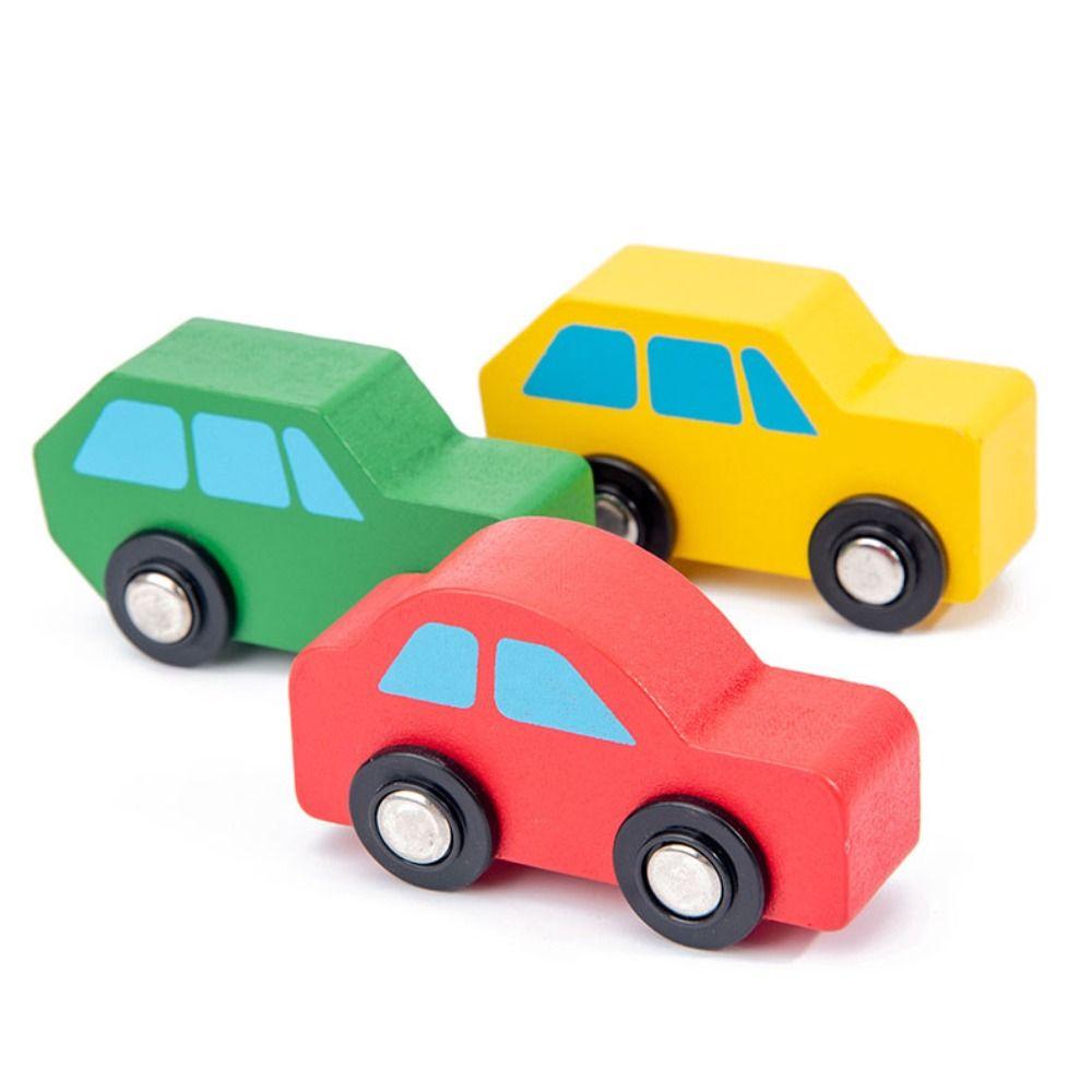 Building Blocks Wooden Passenger Plane Set Simulation Wooden Transportation Toys Children