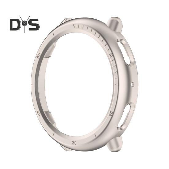 

Защитное стекло с жестким корпусом, ударопрочное, легко устанавливаемое, защитное покрытие для смарт-часов Amazfit Active 2 бежевый