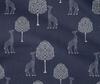 oneOone Cotton Flex Fabric Tree & Giraffe Block Printed Craft Fabric BTY 40 Inch