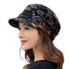 Floral Hat Women'S Korean Version Versatile Soft Hat Brim Duckbill Hat