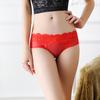 Erotic Panties Women Sexy Transparent Lace Exotic Briefs Underwear Hollow Out Ultra-Thin Thongs Exotic Lingerie Black
