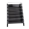 Automatic Drink Pusher Glide Width Adjustable Simple Operation Labor Space Saving Black Self Pushing Can Organizer for