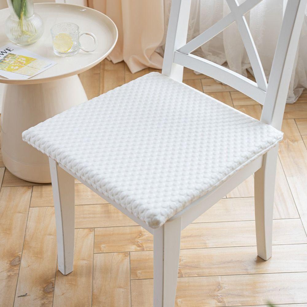 Slow Rebound Ice Bean Cool Chair Cushion 45D Sponge Ergonomic Support Cushion  Student