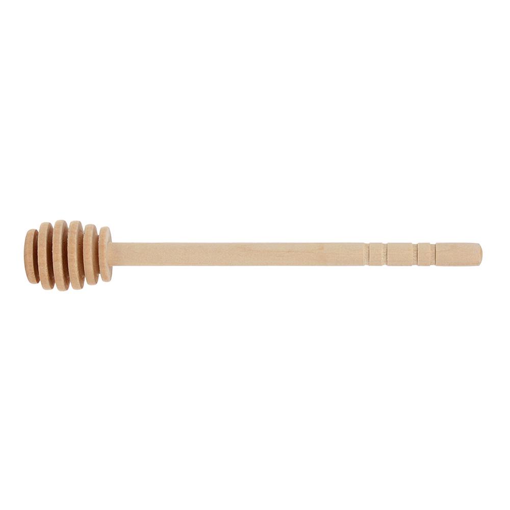 1x Houten stok Roerstaaf Lepel Druppelaar Mini Bij Honing Dipper Stamper Roerstaafje Roerstaafje