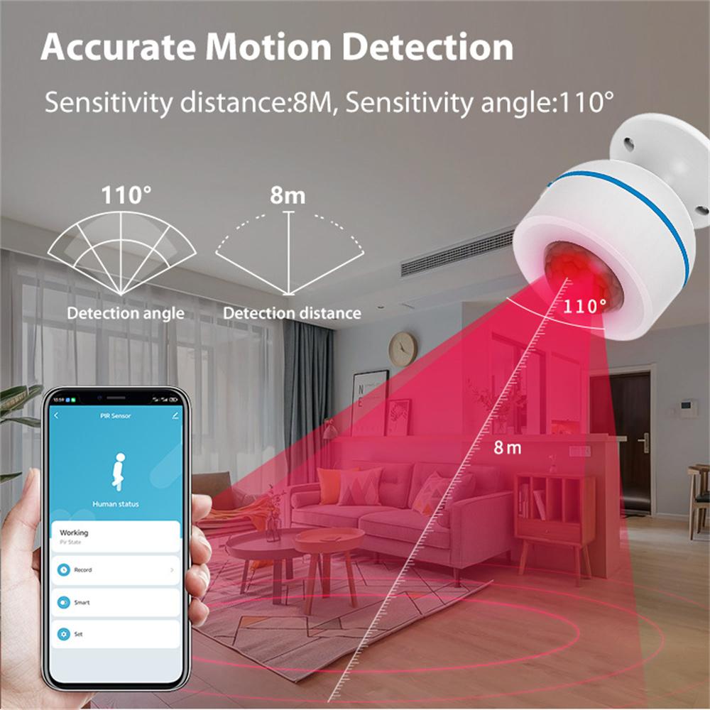 NEO NAS-PD07TM Matter Thread Smart PIR Motion Sensor USB Powered Wireless Human Body Infrared Detector (without Battery)