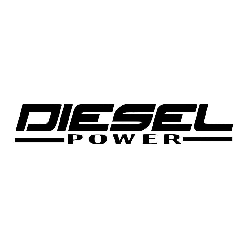 Diesel Power Die-Cut Vinyl Decal Car Sticker Waterproof Auto Decors on Carbody Bumper Rear Window Laptop Choose Size #S60752