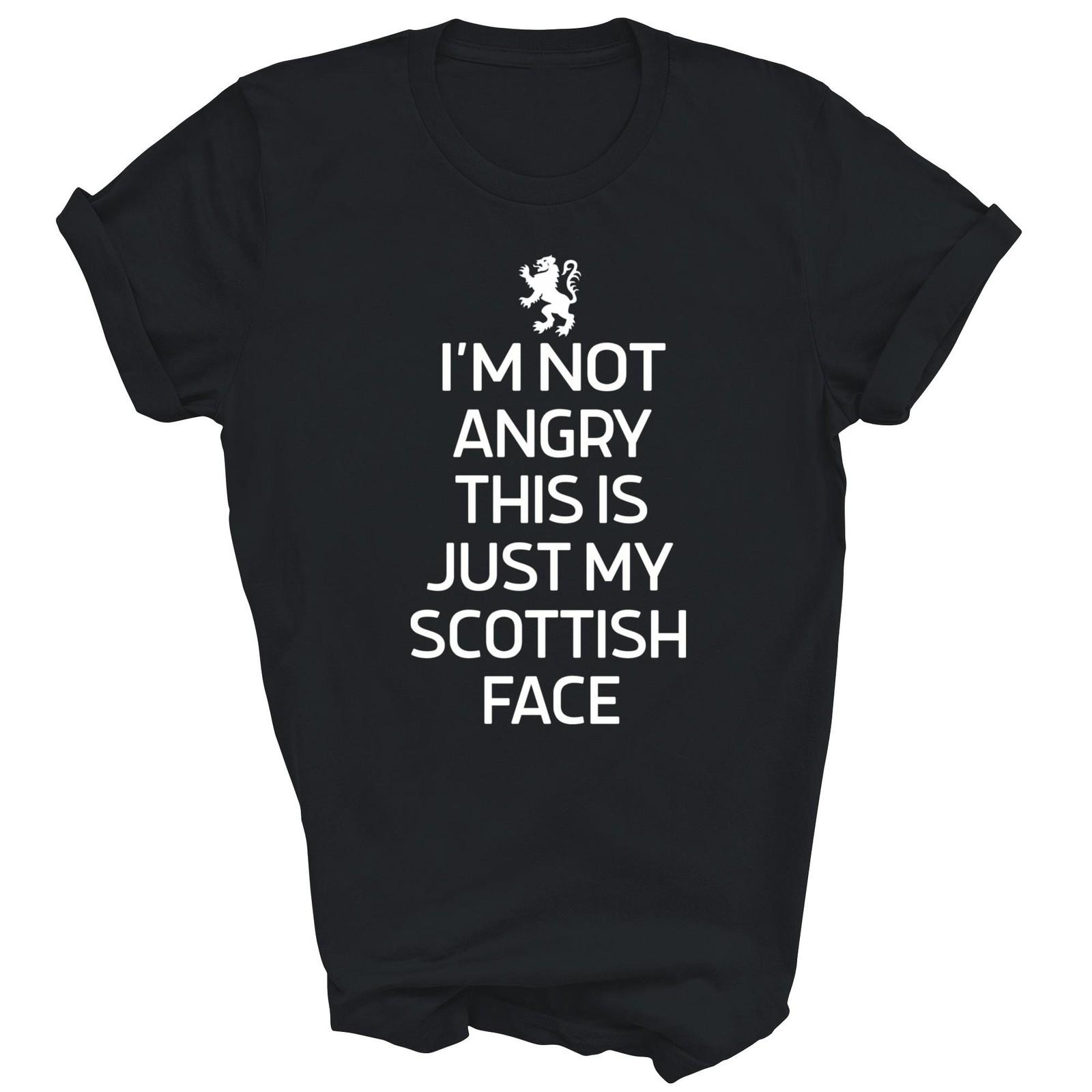 I Am Not Angry This Is Just My Scottish Unisex Shirt Gift T-Shirt S