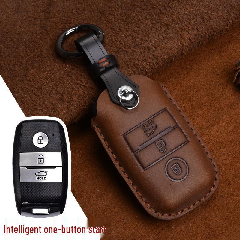 Kia Key Cover for Zhi Pao 3/5, Pao 4, Yi - Genuine Leather Shell