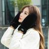 Gloves For Women With Winter Plus Velvet Thickened Warm Windproof New Anti-Freeze And Cold-Proof Plush Cute Gloves