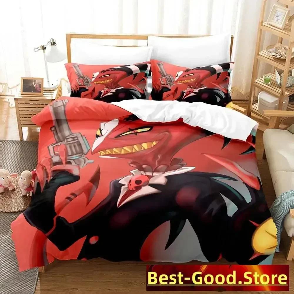 

Comforter New Blitzo Boss Bedding Set Single Twin Printed Bed Set With Bed For Single Double Queen Super King Size Comforter (quilt)-EU Single(135*200cm)3pcs
